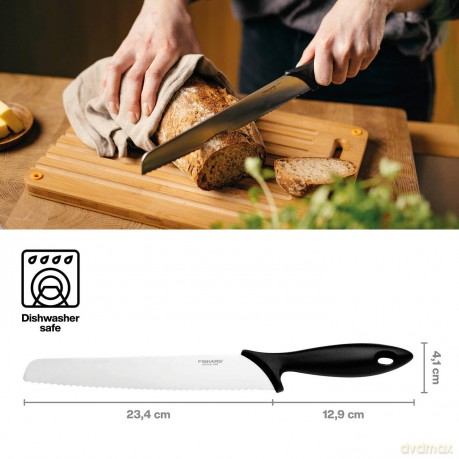 Fiskars - Essential Bread Knife - 23 cm