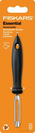 Fiskars - Essential Movable Peeler - 6 cm