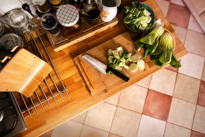 Fiskars - FunctionalForm Asian Chef's Knife - 17 cm