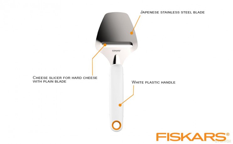Fiskars - FunctionalForm Cheese Slicer for Hard Cheese