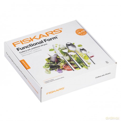 Fiskars - FunctionalForm Cutlery Gift Box - 24 Pieces - Steel