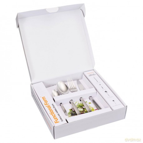 Fiskars - FunctionalForm Cutlery Gift Box, 24 Pieces - Matt Steel