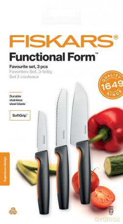 Fiskars - FunctionalForm Favourite Knife Set
