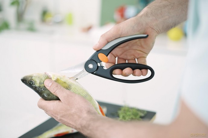 Fiskars - FunctionalForm Fishing Scissors - 22 cm