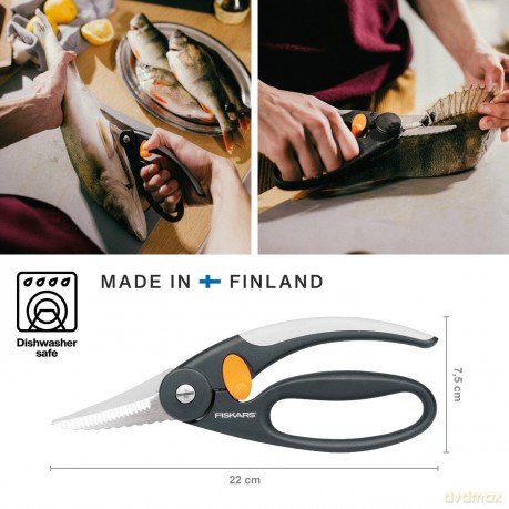 Fiskars - FunctionalForm Fishing Scissors - 22 cm