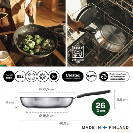 Fiskars - FunctionalForm Frying Pan 26 cm