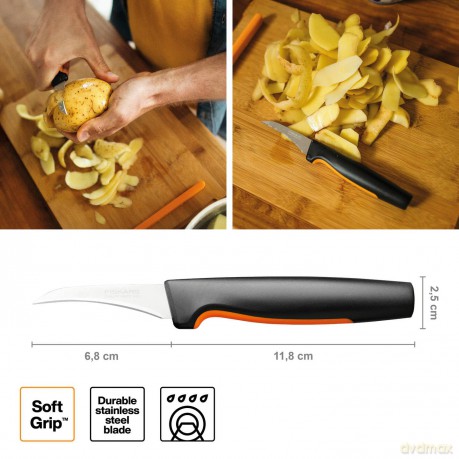 Fiskars - FunctionalForm Herbal Knife 7 cm - Crooked