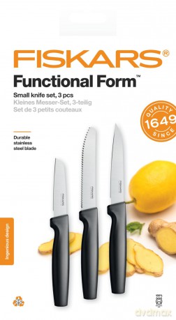 Fiskars - FunctionalForm Herbal Knife Set - 3 Pieces