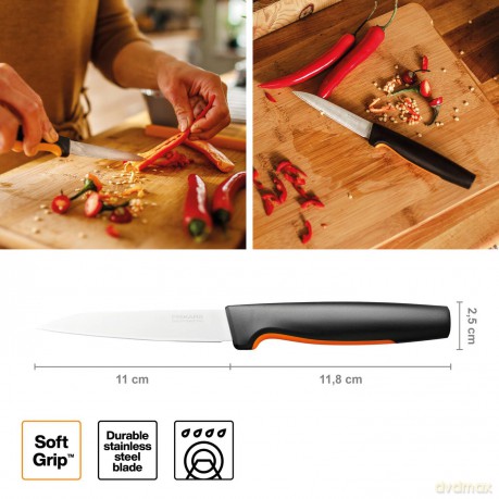Zestaw noży Fiskars - FunctionalForm Knife Set of 2 Pieces - Large Cook's Knife and Paring Knife