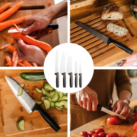 Komplet noży Fiskars - FunctionalForm Knife Set of 5 Pieces