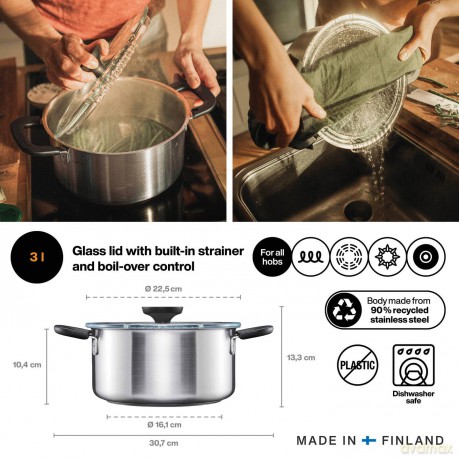 Fiskars - FunctionalForm Pot 3 L