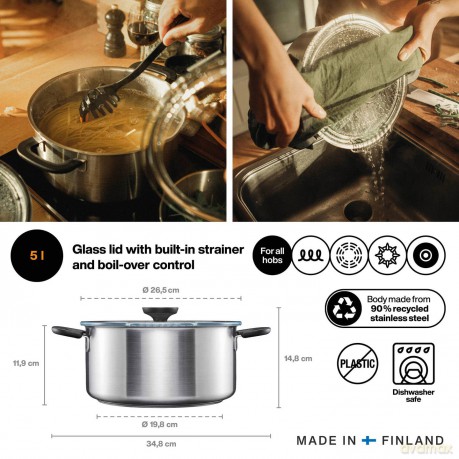 Fiskars - FunctionalForm Pot 5 L