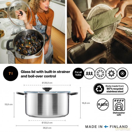 Fiskars - FunctionalForm Pot 7 L