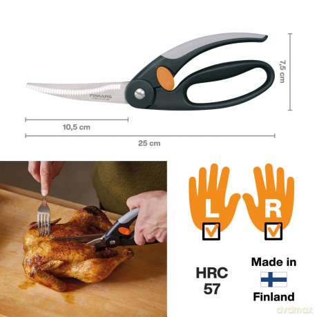 Fiskars - FunctionalForm Poultry Shears 25 cm
