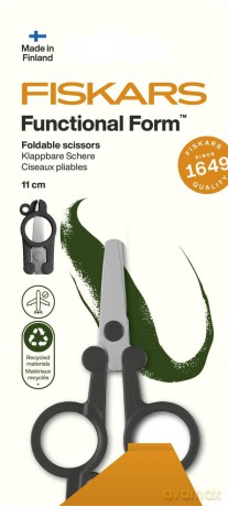 Fiskars - FunctionalForm ReNew Folding Scissors - 11 cm