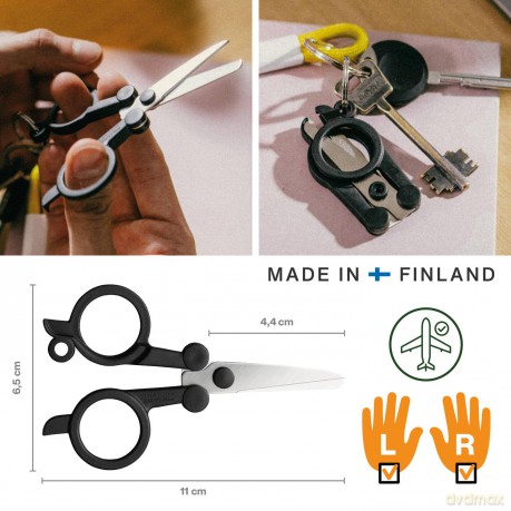 Fiskars - FunctionalForm ReNew Folding Scissors - 11 cm