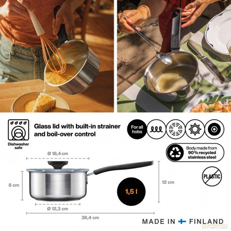 Fiskars - FunctionalForm Saucepan 1.5 L