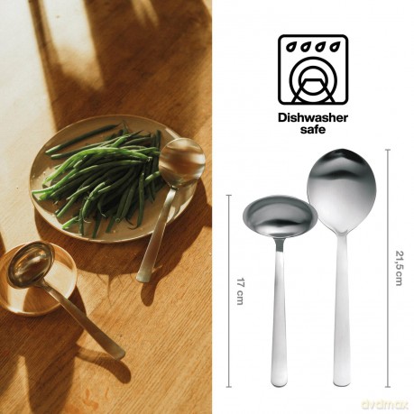 Fiskars - FunctionalForm Serving Cutlery 2 Pieces - Matt Steel