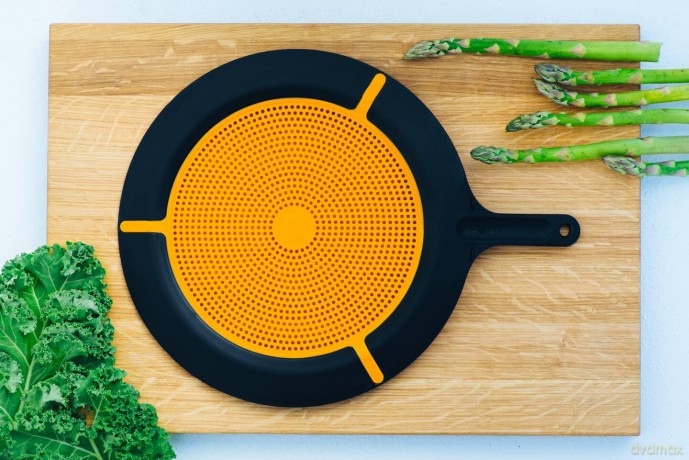Fiskars - FunctionalForm Splash Lid - Prevents Splatter While Letting Steam Escape