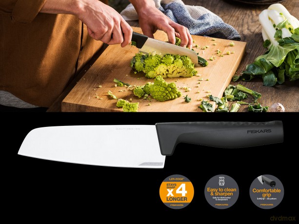 Fiskars - Hard Edge Santoku Knife 16 cm