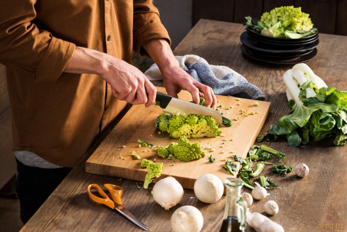 Fiskars - Hard Edge Santoku Knife 16 cm