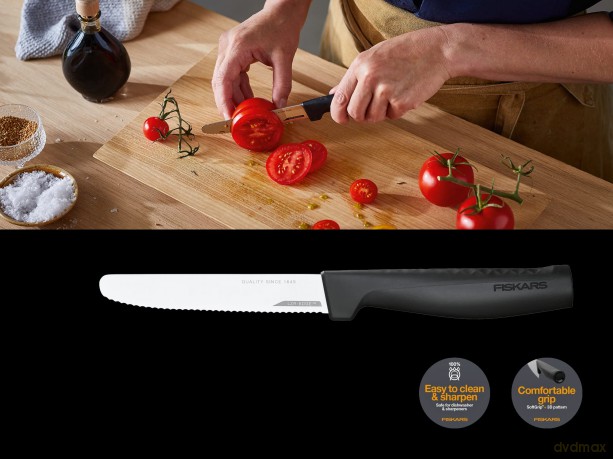 Fiskars - Hard Edge Tomato Knife 11 cm