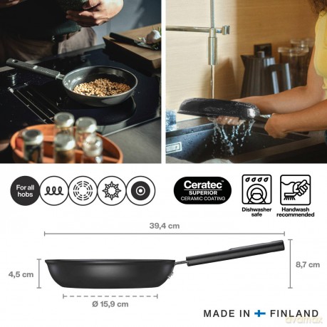 Fiskars - Hard Face Frying Pan 20 cm