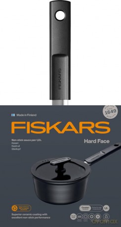 Fiskars - Hard Face Saucepan 1.8 L with Lid
