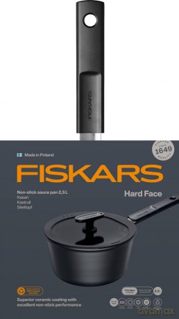 Fiskars - Hard Face Saucepan 2.5 L with Lid