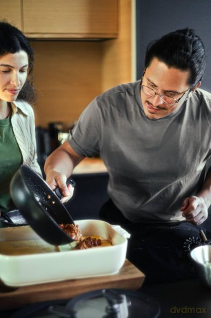 Fiskars - Hard Face Saute Pan 24 cm with Lid