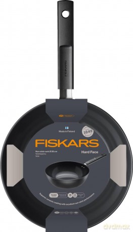 Fiskars - Hard Face Wok 28 cm, 4.5 L