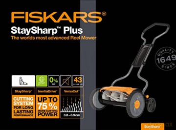 Fiskars - StaySharp Plus Reel Mower