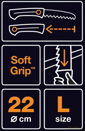 Fiskars - Xtract Garden Saw (L) SW75