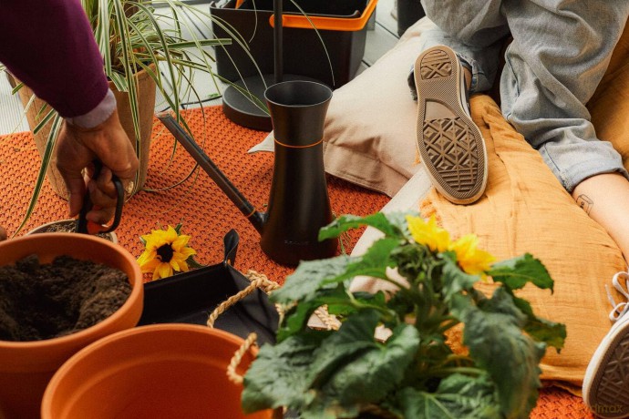 Fiskars Watering can 1,2 L for indoor and outdoor plants