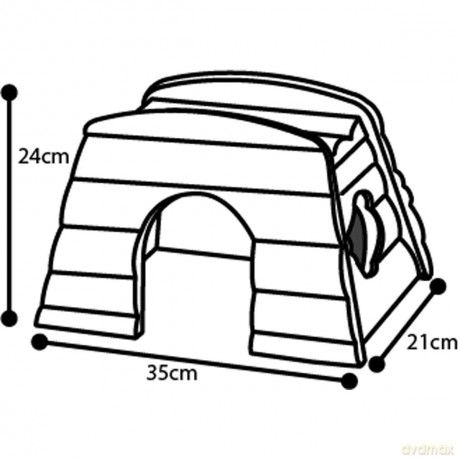 Flamingo - House for rabbits and guinea pigs - Timmy - M