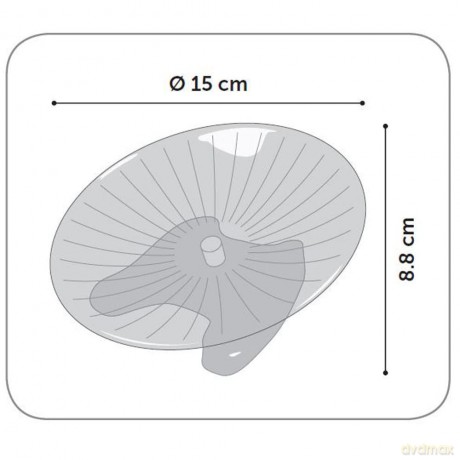 Flamingo - Running disc in plastic for hamsters and mice - S