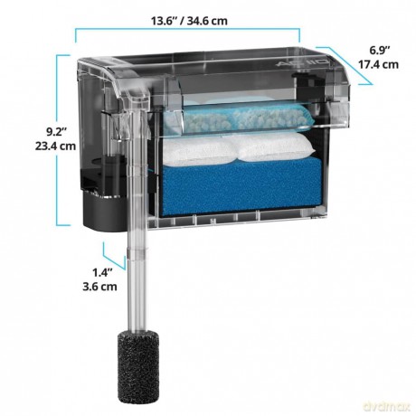 Fluval - AquaClear AC 110 Hang-on Filter - 1890 L/H - 227-416L