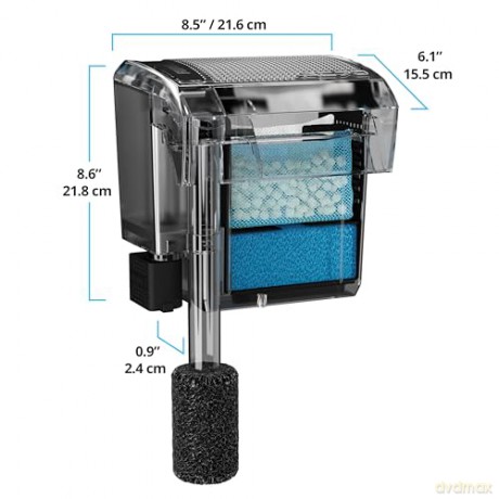 Fluval - AquaClear AC 70 Hang-on Filter - 1135 L/H - 152-265L