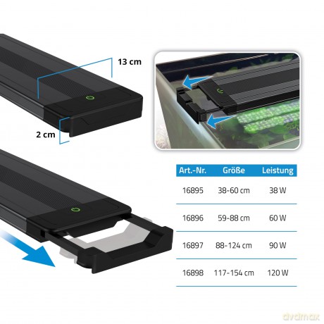 Fluval - Plant Pro LED 4.0 - 90W - 88.2-124.4CM