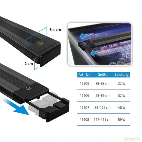 Fluval - Reef LED 4.0 - 22W - 38.4-63 cm