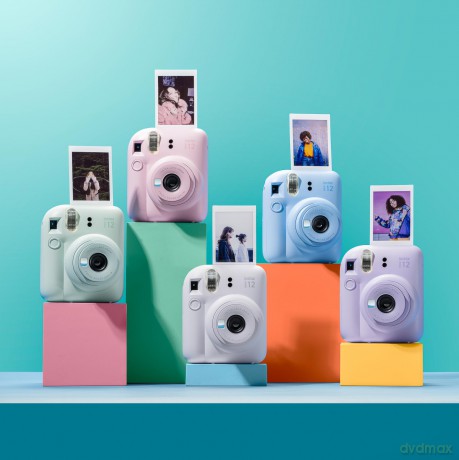 Fuji - Instax Mini 12 Instant Camera - Clay White