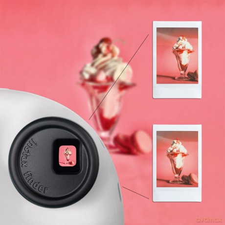 Fuji - Instax Mini 12 Instant Camera - Clay White