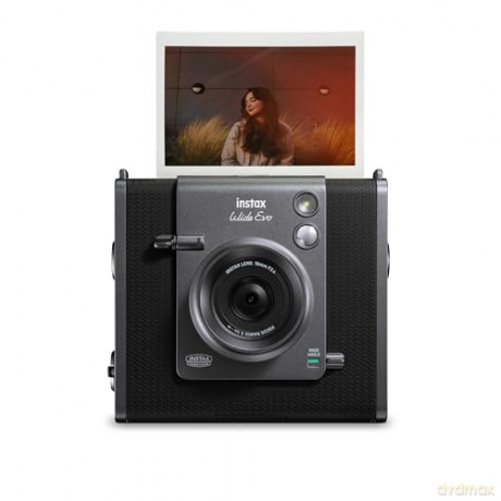 Fuji - Instax Wide EVO Black Hybrid Camera