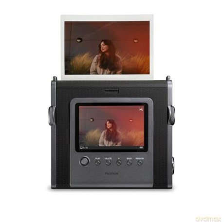 Fuji - Instax Wide EVO Black Hybrid Camera