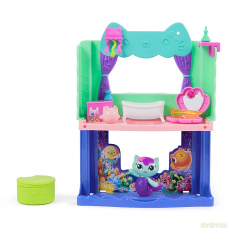 Gabby Dollhouse - The Movie - MerCat's Spa-wesome Bathroom Playset