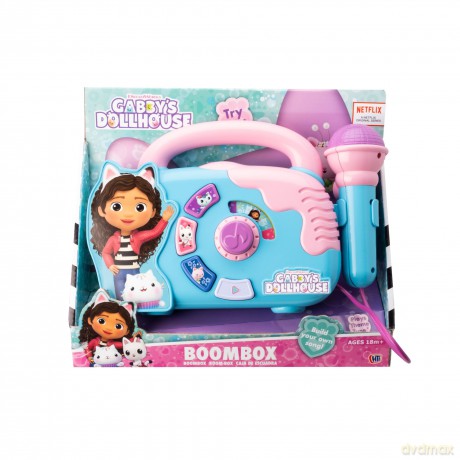 Gabby's Dollhouse - Boombox with Microphone, Lights and Sound (90401)