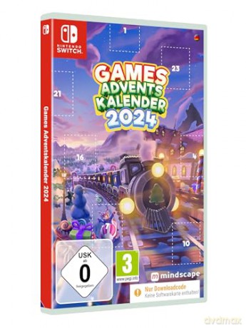 Games Adventskalender 2024 (Code in Box) (DE/Multi in Game) [GRA SWITCH]