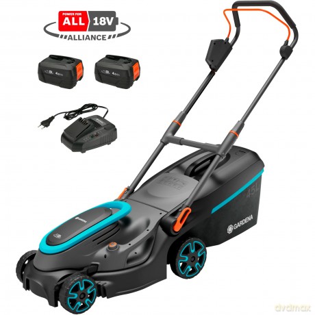 Gardena - Battery Lawnmower PowerMax 37/36V P4A Set - 37 cm