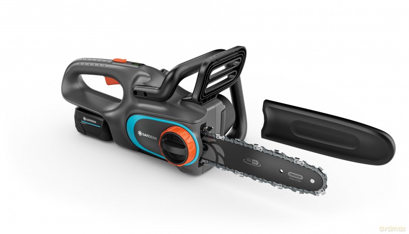 Gardena - Chainsaw PowerSaw 250/18V Ready-To-Use - Battery-Powered with 18V P4A Battery - 25 cm chain bar