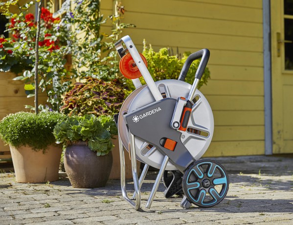 Gardena - CleverRoll M Easy Metal Set - Medium-sized gardens